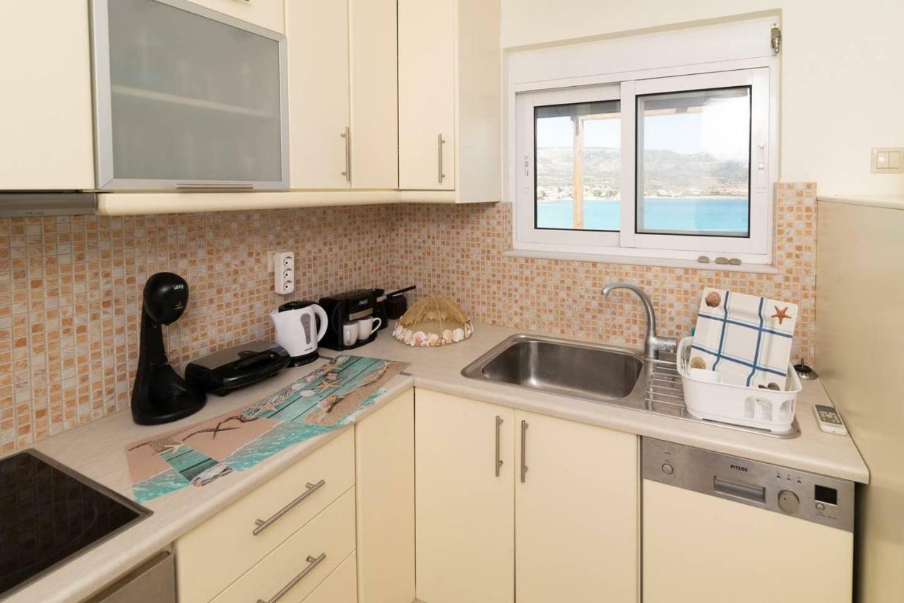Seaview Flat Steps To The Beach Karavostasi  المظهر الخارجي الصورة