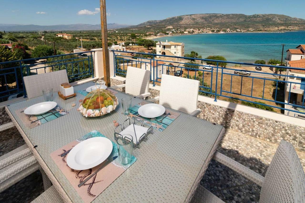 Seaview Flat Steps To The Beach Karavostasi  المظهر الخارجي الصورة