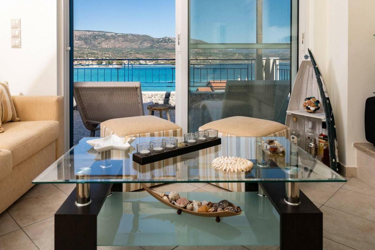 Seaview Flat Steps To The Beach Karavostasi  المظهر الخارجي الصورة