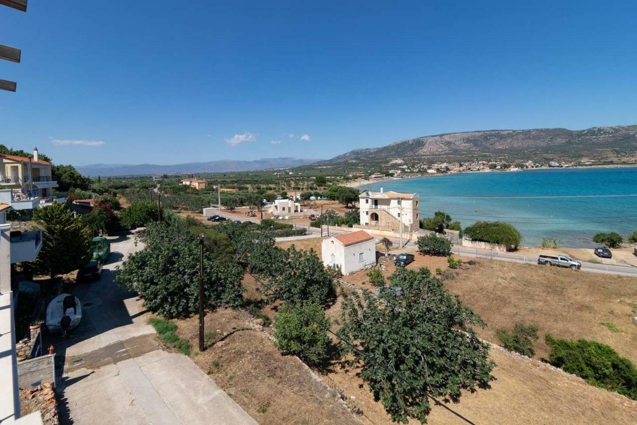 Seaview Flat Steps To The Beach Karavostasi  المظهر الخارجي الصورة